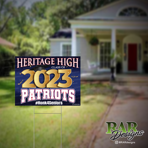 Heritage HS 2023 Senior Sign